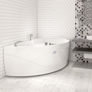 Акриловая ванна Radomir Vannesa Алари 170х120 правая, с каркасом и панелью (2-01-0-2-1-218, 2-21-0-2-0-218)