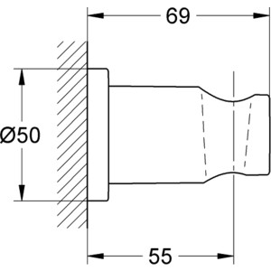 Держатель для душа Grohe Rainshower neutral (27074GN0)