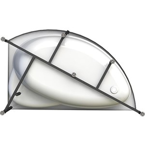 Акриловая ванна Radomir Vannesa Модерна 160x100 левая, с каркасом и панелью (2-01-0-1-1-214, 2-21-0-1-0-214)