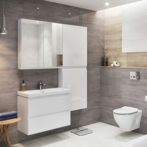 Тумба под раковину Cersanit Moduo Slim 60 белая (64125)