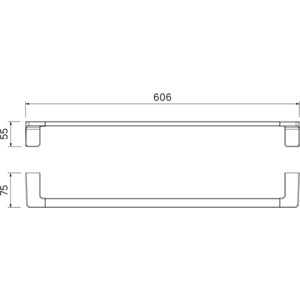 Полотенцедержатель IDDIS Slide (SLIBS10i49)