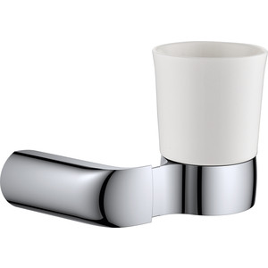 Держатель стакана Rush Flores одинарный, хром (FL08310)