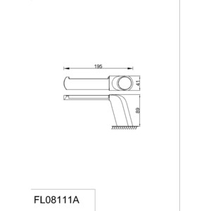 Держатель туалетной бумаги Rush Flores с крышкой, хром (FL08111A)