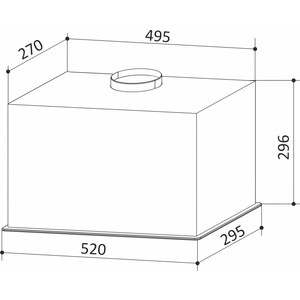 Вытяжка встраиваемая EXITEQ EX-1236 black