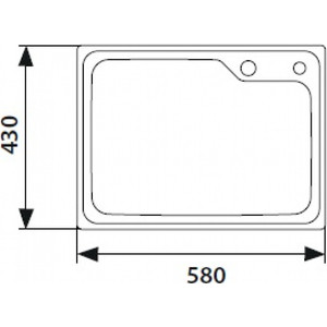 Кухонная мойка Kaiser KSM-5843 нержавеющая сталь (KSM-5843)