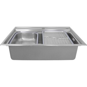 Кухонная мойка и смеситель Kaiser KSM-7848 нержавеющая сталь (KSM-7848, LM3070C)