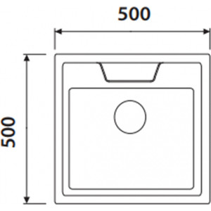 Кухонная мойка Kaiser KSS-5050 нержавеющая сталь (KSS-5050)