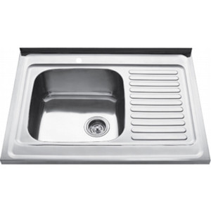 Кухонная мойка и смеситель Kaiser KSS-8060L левая, нержавеющая сталь (KSS-8060L, LM3070C)