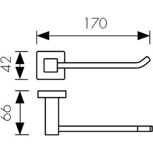 Держатель туалетной бумаги Kaiser Canon бронза (KH-4320)