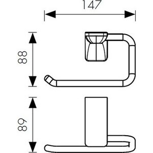 Держатель туалетной бумаги Kaiser Glory бронза (KH-4511)