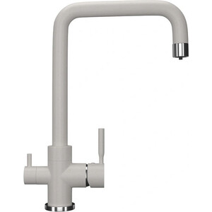 Смеситель для кухни Ulgran U-019 для подключения фильтра, белый (U-019-331)