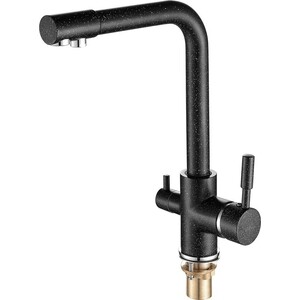 Смеситель для кухни Fashun черный (A4352-7)