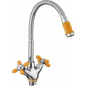 Смеситель для кухни Fashun желтый/хром (A43127-9)