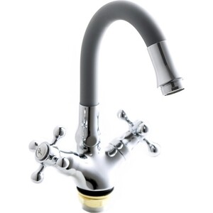 Смеситель для кухни Fashun серый/хром (A4419-B7267)