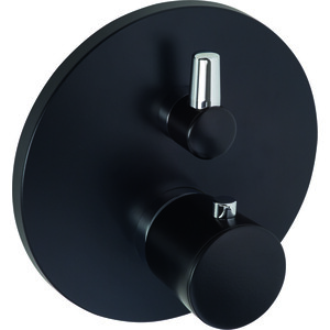 Термостат для ванны Kludi Balance встраиваемый, для 88011, черный матовый (528308775)