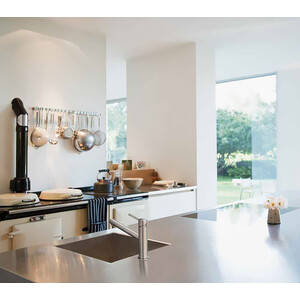 Смеситель для кухни Kludi Steel из нержавеющей стали (44850F860)