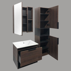 Мебель для ванной Comforty Франкфурт 60 дуб шоколадный