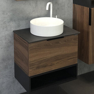 Мебель для ванной Comforty Штутгарт 60 дуб темно-коричневый c раковиной COMFORTY 9111