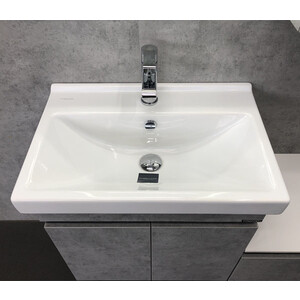 Тумба с раковиной Comforty Осло 60 бетон светлый (00-00000835)