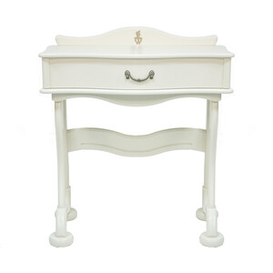 Стол туалетный Мебелик Джульетта с ящиком, молочный дуб (П0001850)