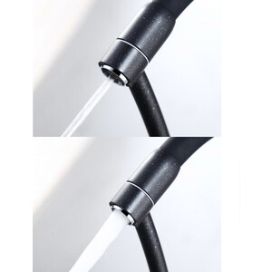 Смеситель для кухни Paulmark Sigen с подключением фильтра, антрацит (Si213111-401TB)