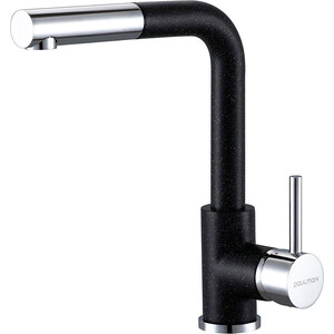 Смеситель для кухни Paulmark Kassel черный под камень (Ka214311-308)