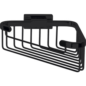 Угловая корзинка-полочка Inda Lea черный матовый (A18310NE)