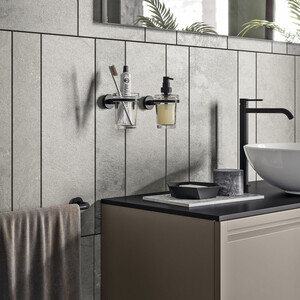 Мыльница Inda One черный матовый (A24110NE03)