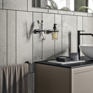 Дозатор для жидкого мыла Inda One черный матовый (A24120NE03)