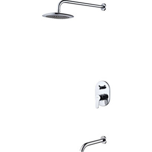 Душевая система D&K Rhein-Marx с изливом, хром (DA1395801)