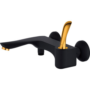 Смеситель для ванны D&K Venice-Baciano черный/золото (DA1033259)