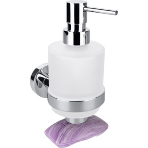 Дозатор для жидкого мыла Bemeta Omega с магнитной мыльницей (104109182)