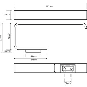Держатель туалетной бумаги Bemeta Solo (139112022)