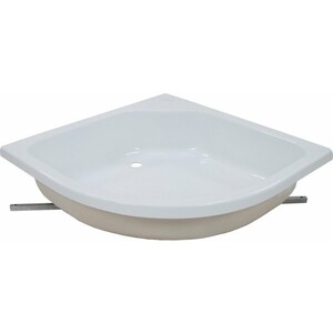 Душевой поддон Triton ПД4 90х90 с каркасом и фронтальным экраном (Щ0000013013)