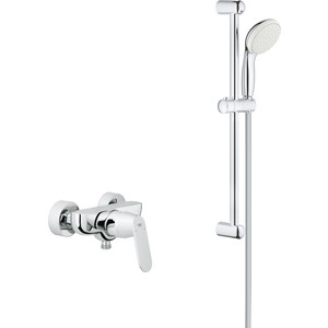 Смеситель для душа Grohe Eurosmart Cosmopolitan с душевым гарнитуром, хром (32837000, 27853001)
