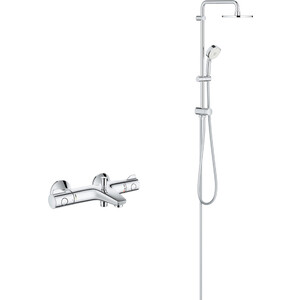 Термостат для ванны Grohe Grohtherm 800 с душевым гарнитуром, хром (34567000, 27394002)