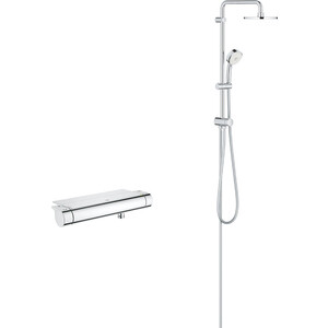 Термостат для душа Grohe Grohtherm 2000 с душевым гарнитуром, хром (34469001, 27394002)