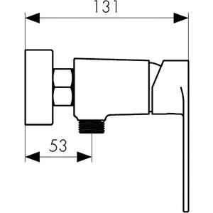 Смеситель для душа Kaiser Terso (70077)