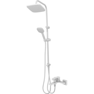 Душевая система Orange Lutz 230 со смесителем, белая (M04-944w)