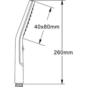 Ручной душ Orange 2 режима (S10HS)