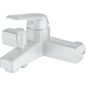 Смеситель для ванны Orange OneLife полимерный белый (P02-100w)