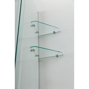 Шторка для ванны Cezares Stream VFS-11 90х150 прозрачная, хром (STREAM-VFS-11-90/150-C-Cr)