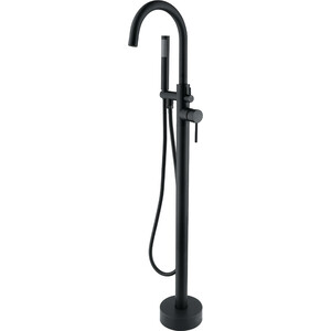 Смеситель для ванны Orange Steel напольный, черный (M99-336b)