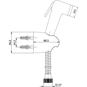 Гигиенический набор E.C.A. Group хром (402111032EX)