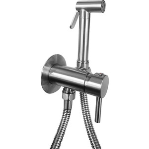 Смеситель для душа Paffoni Tweet Round с гигиенической лейкой, нержавеющая сталь (8020913559763)