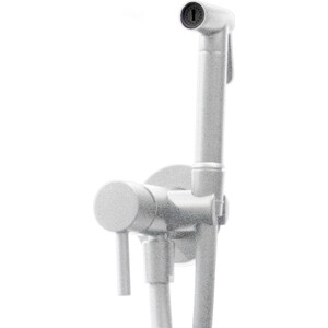 Смеситель для душа Paffoni Tweet Round с гигиенической лейкой, белый (8020913554096)