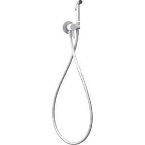 Смеситель для душа Paffoni Tweet Round с гигиенической лейкой, белый (8020913554096)