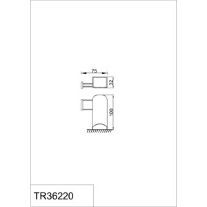 Крючок Rush Thira одинарный (TR36220)