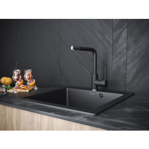 Смеситель для кухни Paulmark Honner антрацит (Ho212018-401TB)