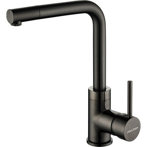 Смеситель для кухни Paulmark Honner вороненая сталь (Ho212018-GM)